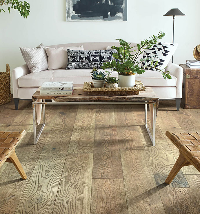 Hardwood flooring for living room | Square Yard Carpet